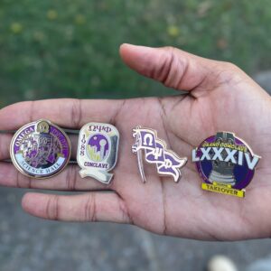 Omega Psi Phi Variety 1 - Hard Enamel Lapel Pins