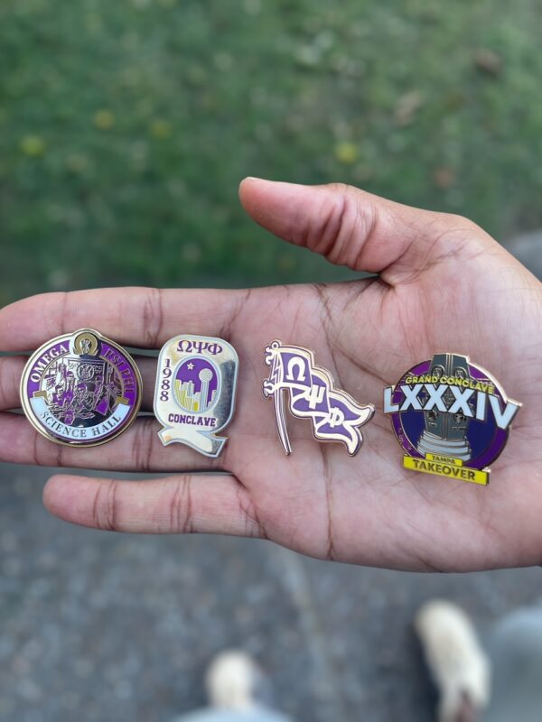 Omega Psi Phi Variety 1 - Hard Enamel Lapel Pins