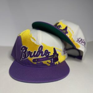 Brave Bruhz Omega Psi Phi - Vintage Low Profile Adjustable Strap Splash Baseball Cap