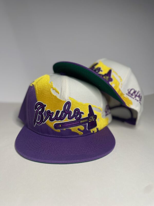 Brave Bruhz Omega Psi Phi - Vintage Low Profile Adjustable Strap Splash Baseball Cap