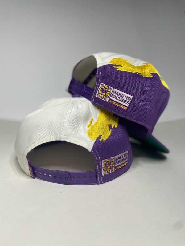 Brave Bruhz Omega Psi Phi - Vintage Low Profile Adjustable Strap Splash Baseball Cap - Image 2