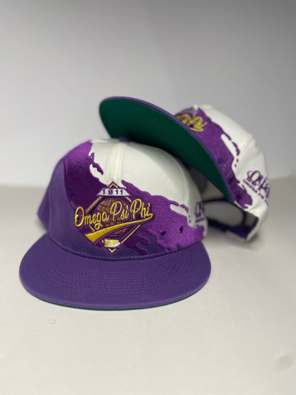 All Star Ques of Omega Psi Phi - Vintage Low Profile Adjustable Strap Splash Baseball Cap