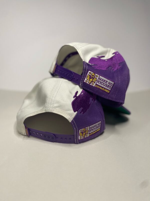All Star Ques of Omega Psi Phi - Vintage Low Profile Adjustable Strap Splash Baseball Cap - Image 2