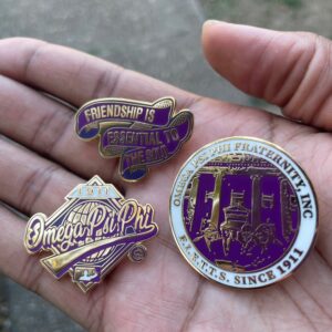 Omega Psi Phi Variety 2 - Hard Enamel Lapel Pins