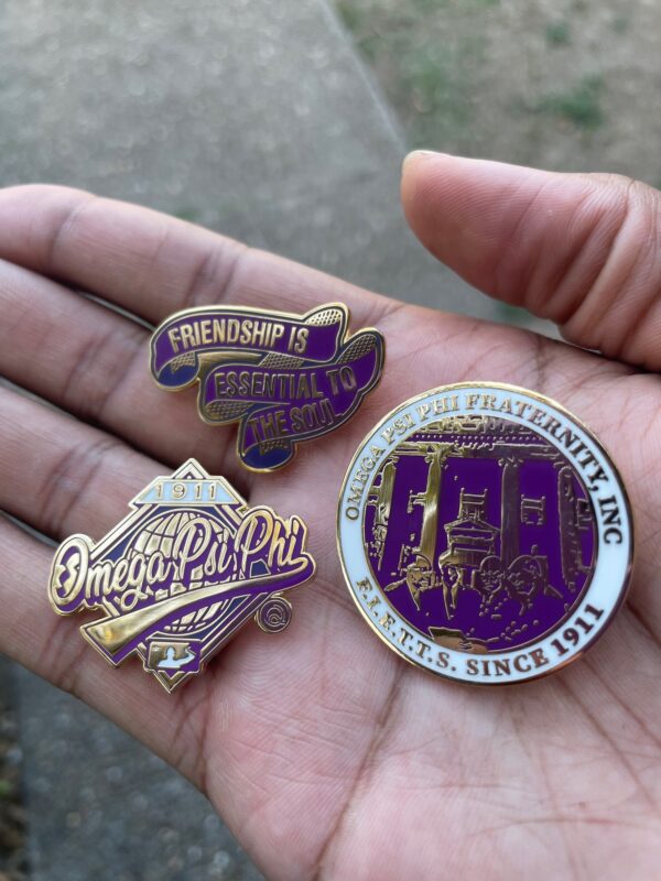 Omega Psi Phi Variety 2 - Hard Enamel Lapel Pins