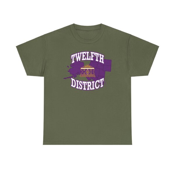 Bold 12th of Omega Psi Phi - Unisex Heavy Cotton Tee - Image 5