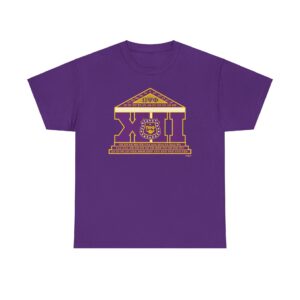 Simple Logo for 12th D of Omega Psi Phi - lUnisex Heavy Cotton Tee