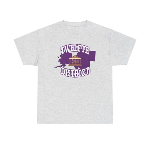 Bold 12th of Omega Psi Phi - Unisex Heavy Cotton Tee - Image 3