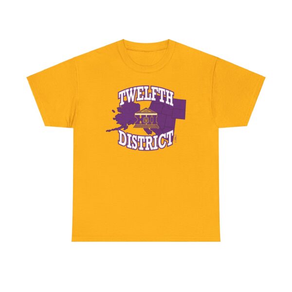 Bold 12th of Omega Psi Phi - Unisex Heavy Cotton Tee - Image 7