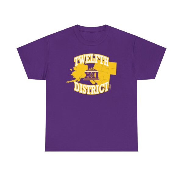 Bold 12th of Omega Psi Phi - Unisex Heavy Cotton Tee - Image 6