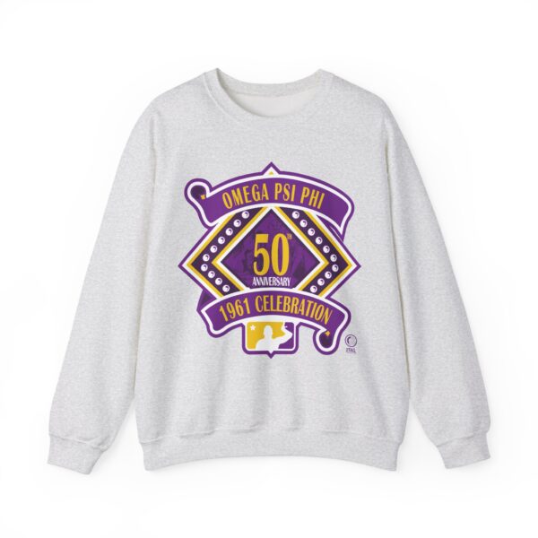 50 Years of Omega Psi Phi - Unisex Heavy Blend™ Crewneck Sweatshirt - Image 2