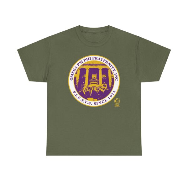 The Foundation of Omega Psi Phi - Unisex Heavy Cotton Tee - Image 3
