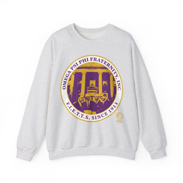 The Foundation of Omega Psi Phi - Unisex Heavy Blend™ Crewneck Sweatshirt - Image 2