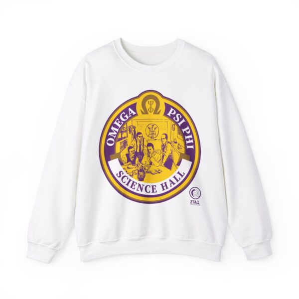 Omega Psi Phi Origins - Unisex Heavy Blend™ Crewneck Sweatshirt - Image 3