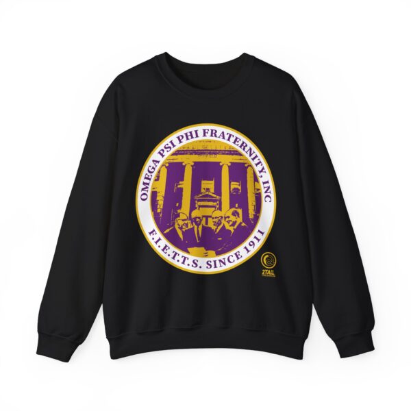 The Foundation of Omega Psi Phi - Unisex Heavy Blend™ Crewneck Sweatshirt - Image 4