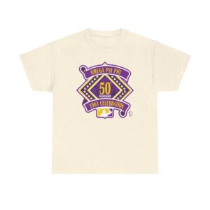 50 Years of Omega Psi Phi - Unisex Heavy Cotton Tee
