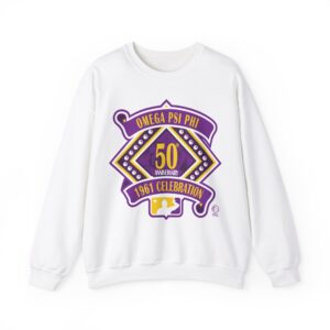50 Years of Omega Psi Phi - Unisex Heavy Blend™ Crewneck Sweatshirt