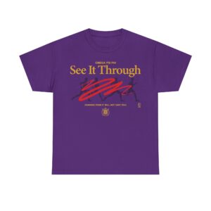 See It Through to Omega Psi Phi - Unisex Heavy Cotton Tee
