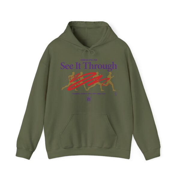 See It Through to Omega Psi Phi - Unisex Heavy Blend™ Hooded Sweatshirt - Image 5