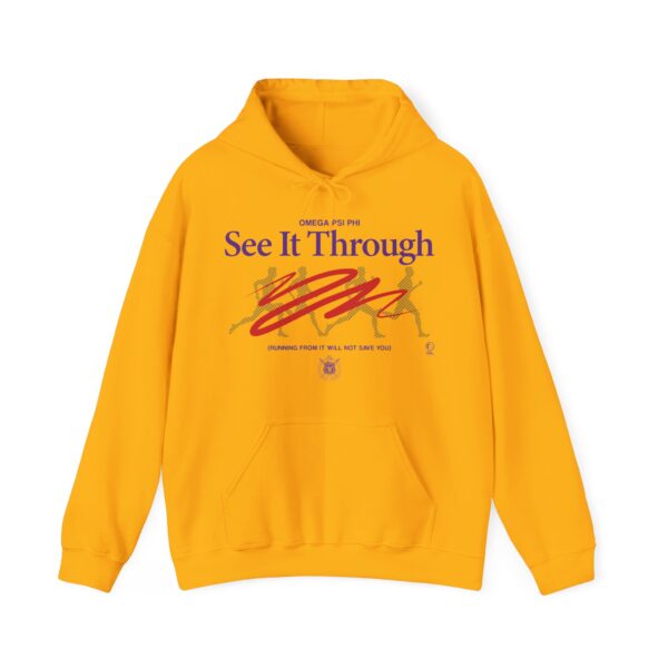 See It Through to Omega Psi Phi - Unisex Heavy Blend™ Hooded Sweatshirt - Image 4
